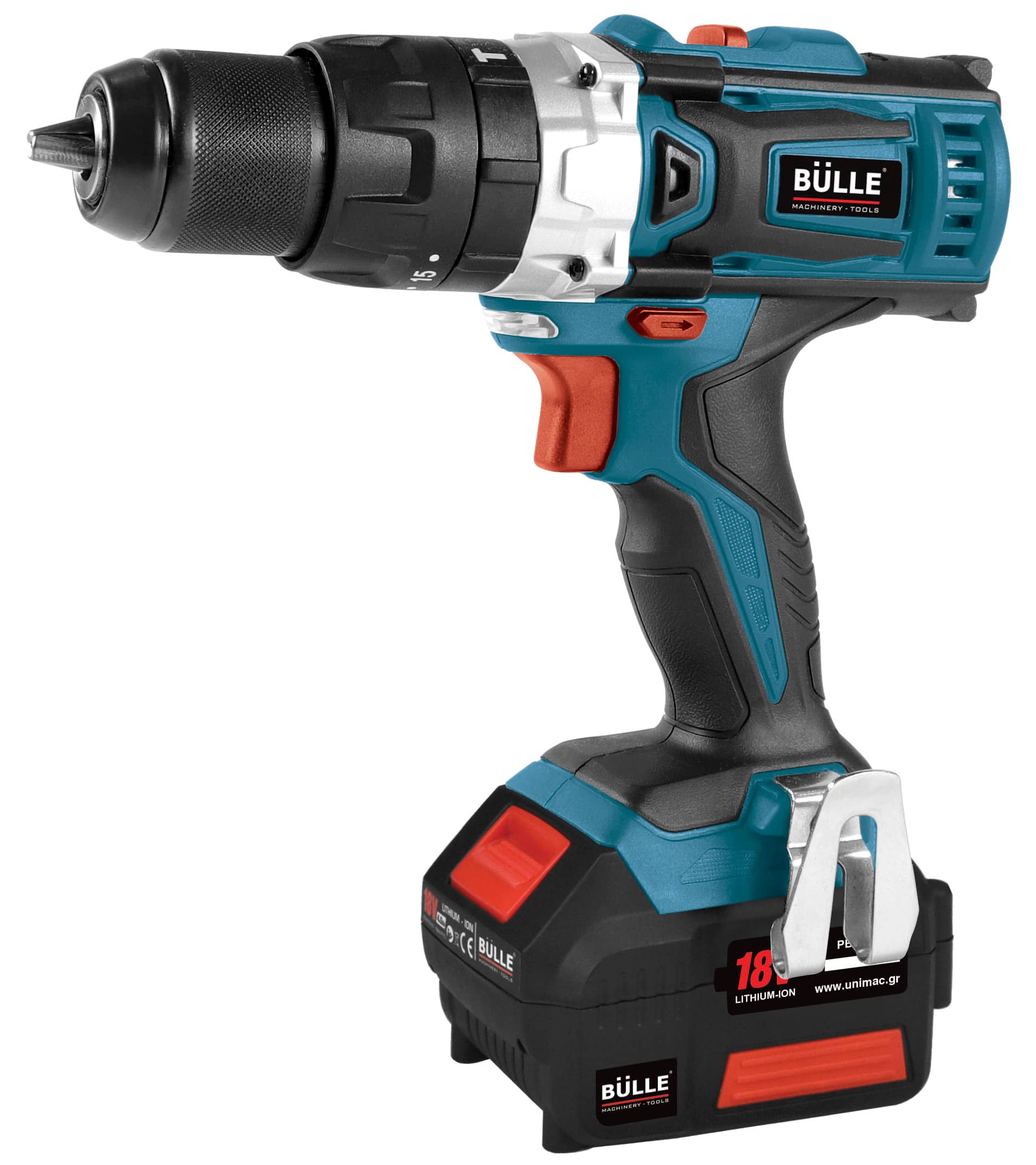 ΔΡΑΠΑΝΟΚΑΤΣ/ΔΟ ΚΡΟΥΣΤΙΚΟ ΛΙΘΙΟΥ 18V 2X4.0Ah - 633315 - BULLE